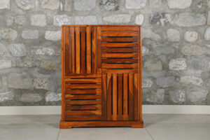 Striped Sheesham Cabinet