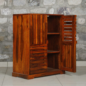 Striped Sheesham Cabinet