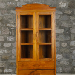 Glassy Teak Crockery Unit