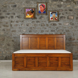 Posh Teak Kingsize With Storage