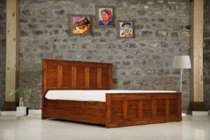 Posh Teak Kingsize With Storage