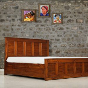 Posh Teak Kingsize With Storage